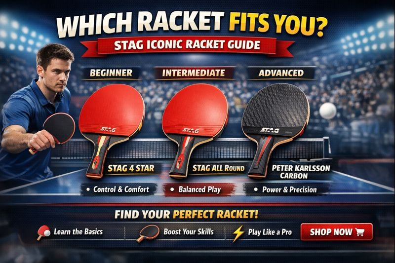 🎖️ “Which Racket Fits You?” — Stag Iconic Racket Guide
