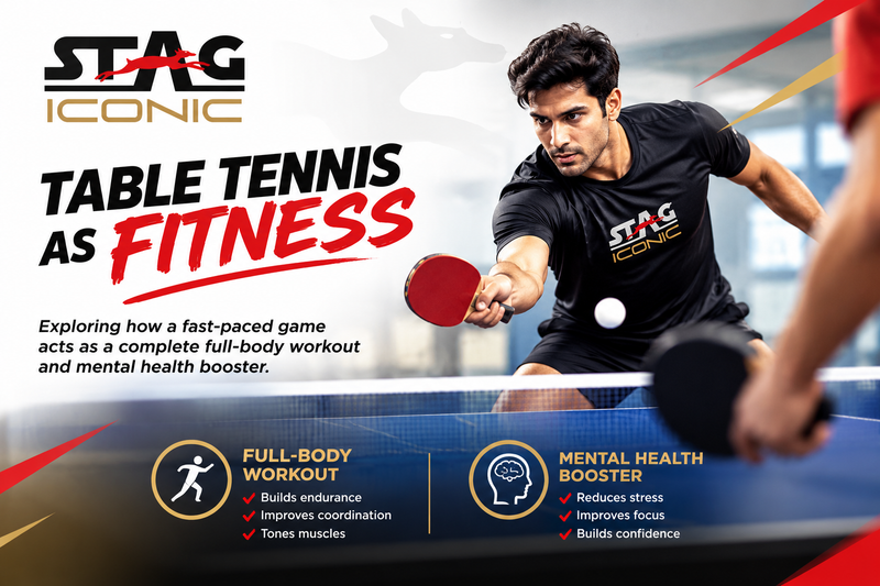 Table Tennis as Fitness: Exploring how a fast-paced game acts as a complete full-body workout and mental health booster.