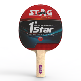 Stag Iconic 1 Star Table Tennis Racquet