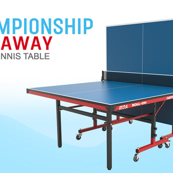 Stag Iconic Championship Rollaway Table Tennis Table | Full Size Professional Table