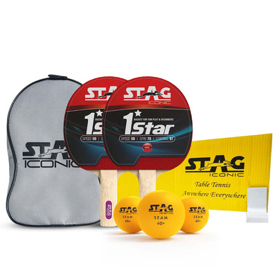 Stag Iconic 1 Star Anywhere Table Tennis Playset