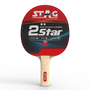 Stag Iconic 2 Star Table Tennis Racquet