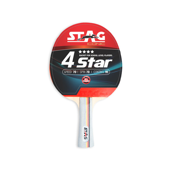Stag Iconic 4 Star Table Tennis Racquet Stag Iconic