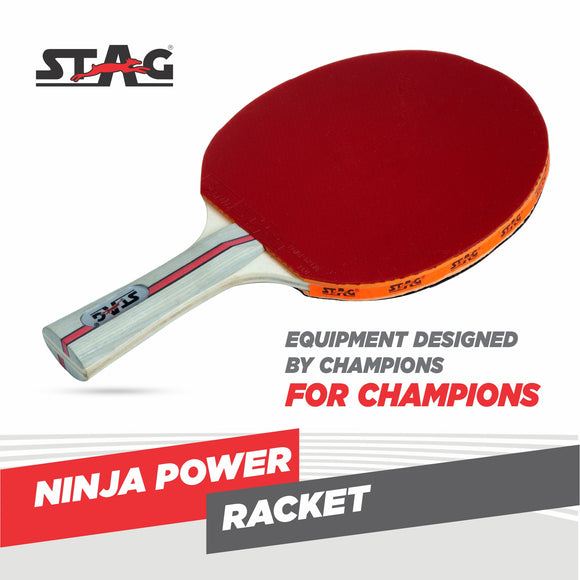 STAG ICONIC Advanced Table Tennis Racquet | Speed 110 Spin 110 TT Bat ...