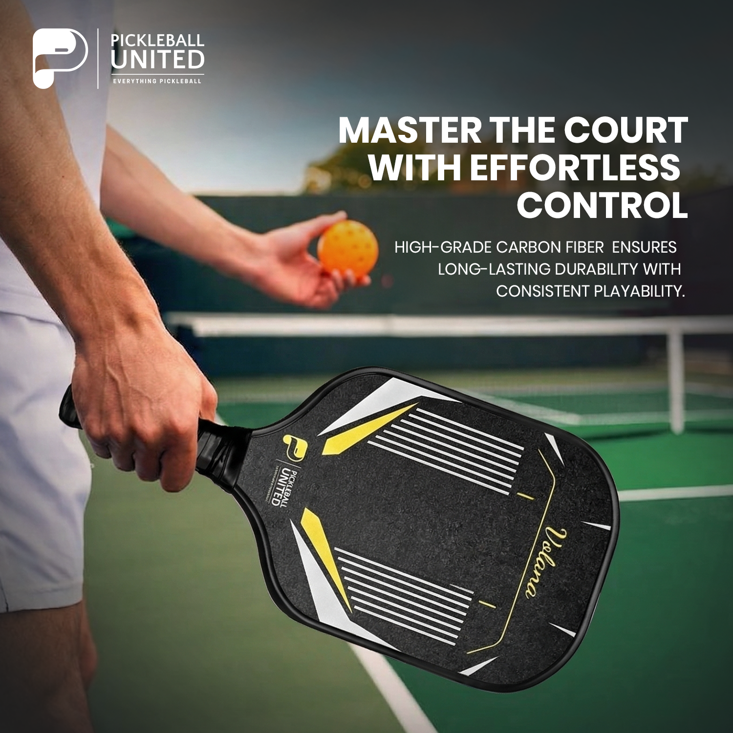 Pickleball United Volana T-700 CARBON PADDLE Pickleball United