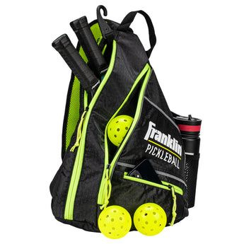 Franklin Pickleball Sling Bag - Black/Optic Trim