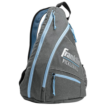 Franklin Pickleball Sling Bag - Grey/Blue Trim