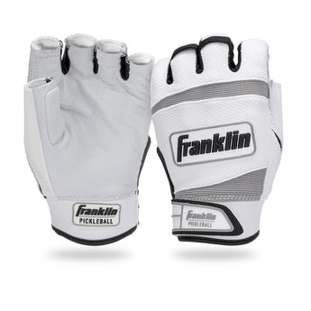 Franklin Pickleball Performance Leather Glove, Medium (White/Black)