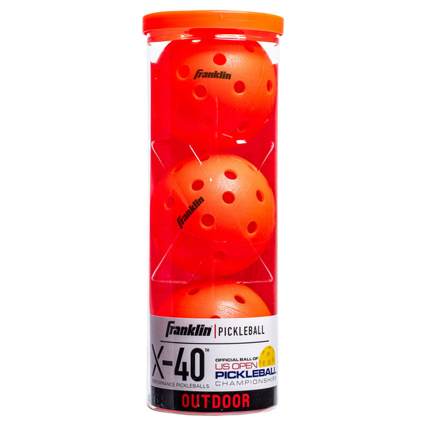 Franklin Pickleball X-40 Ember (Pack Of 3) Franklin Sports