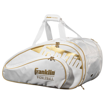 Franklin Pickleball Pro Series Paddle Bag - Gold/White