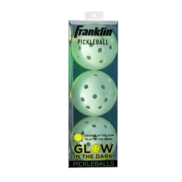 Franklin Pickleball Glow-in-the-Dark (Pack of 3) Franklin Sports