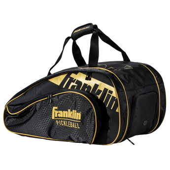 Franklin Pickleball Pro Series Paddle Bag- Gold/Black