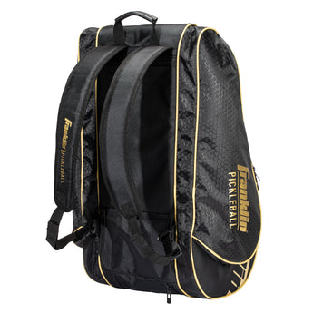 Franklin Pickleball Pro Series Paddle Bag- Gold/Black