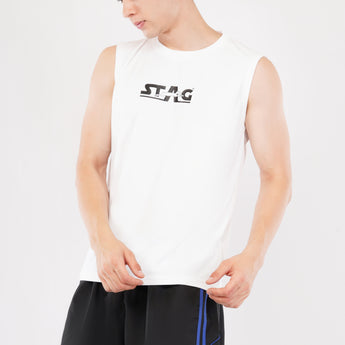 STAG ICONIC Men’s Cut Sleeve T-Shirt