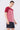 STAG ICONIC: Split Red Round Neck T-Shirt ST-SR1 Red STAG ICONIC