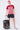 STAG ICONIC: Split Red Round Neck T-Shirt ST-SR1 Red STAG ICONIC