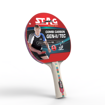 Stag Iconic Combi Carbon Gen 2 Table Tennis Racquet With Racquet Case