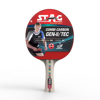 Stag Iconic Combi Carbon Gen 2 Table Tennis Racquet With Racquet Case