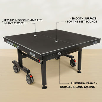 Stag Iconic 5000 DX Table Tennis Table | Unmatched Performance, True Ball Bounce