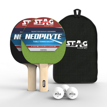 Stag Iconic Neophyte Table Tennis Playset with White Ball