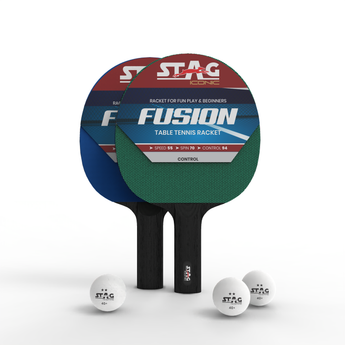 Stag Iconic Fusion Table Tennis Playset with White Ball