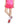 STAG ICONIC: WOMEN'S BASIC SKORT PINK SKBA3 Pink Stag Iconic