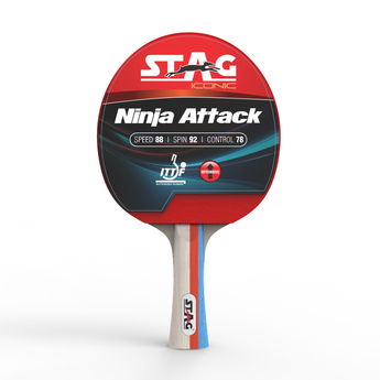 Stag Iconic Ninja Attack Table Tennis Racquet