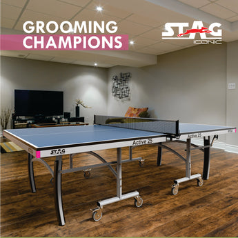 Stag Iconic Active 25 Table Tennis Table | Full Size Professional Table