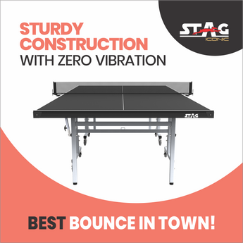 Stag Iconic School Line Table Tennis Table | Full Size Professional Table